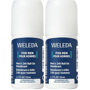 image:imageWeleda Mens 24H RollOn Deodorant 17 Fluid Ounce Plant Rich Odor Protection with Licorice Root and Witch Hazel No Aluminum Salts17 Fl Oz Pack of 2