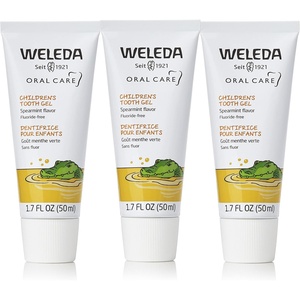 image:imageWeleda Oral Care Childrens Tooth Gel 17 Fluid Ounce Pack of 3 Fluoride Free Spearmint Flavor Plant Rich Toothpaste with Calendula Silica and Fennel17 Fl Oz Pack of 3